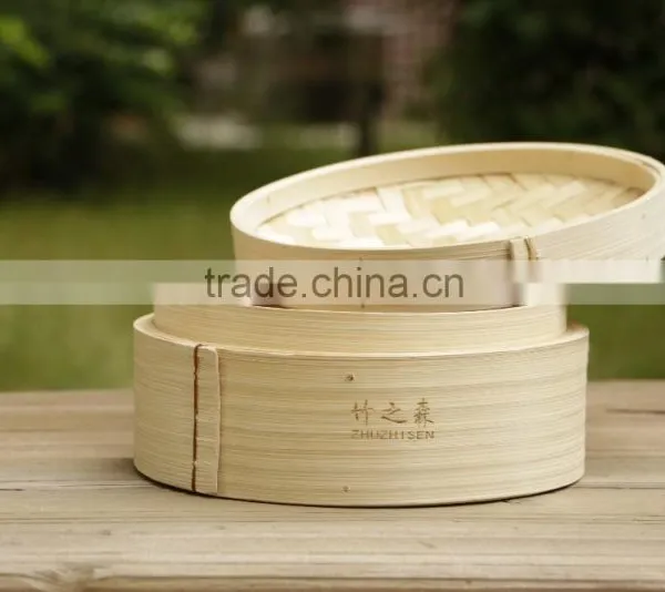 Round Bamboo Food Steamers for Dim Sun photo-4
