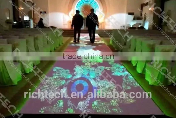 Wedding/disco Dance Lighting Interactive Floor LED for Advertisement Product /wedding Accessory. photo-2