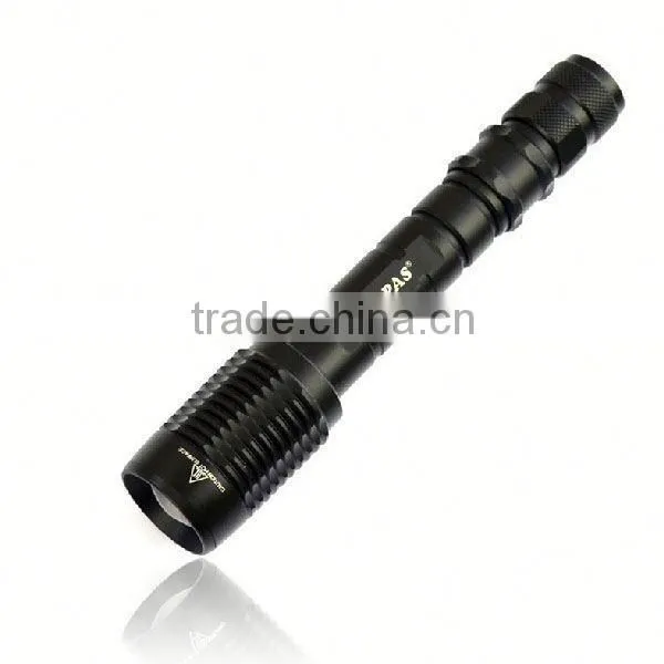 V5-858 High Quality XM-L T6 Led High Power Torch Zoomable Most Powerful Flashlight photo-6