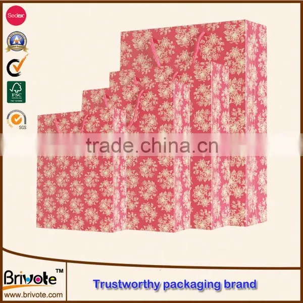 Paper Gift Bag/wine Paper Bags/woman Clothing photo-3