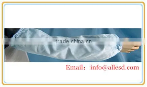 ESD Polyester Fibric Cleanroom Dustproof Esd Sleeve photo-3