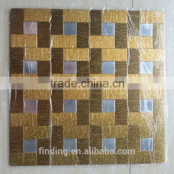OEM ACP Mosaic Decoration Panel Tightly Spaced Aluminium Mosaic Tile photo-2