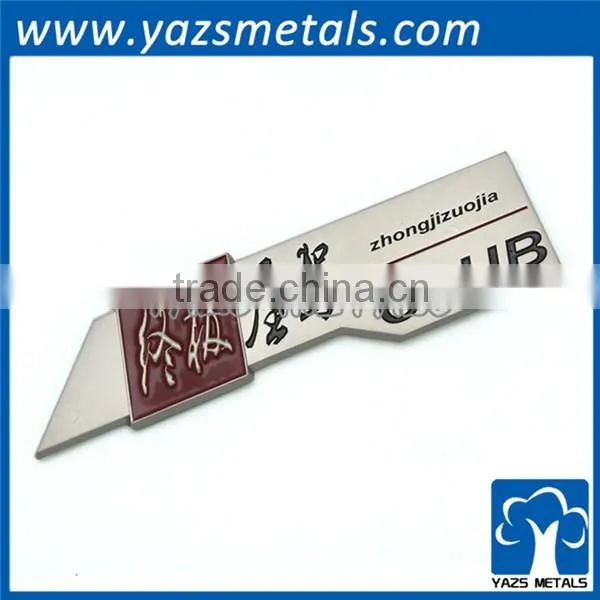 50 mm Silver Color Soft Enamel Lusury Car Logo Car Emblem photo-5