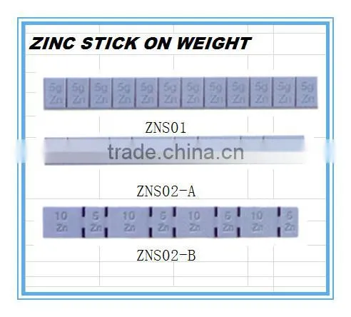 Zinc Stick(adhesive)on Wheel Weights