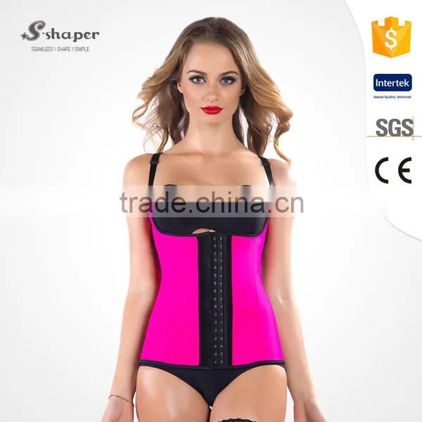 S-SHAPER With Adjustable Strap Rubber Waist Girdle Vest Trainer Cincher photo-3