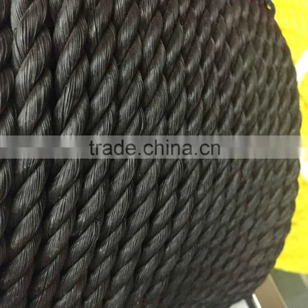 black rope and tarpaulin with pp rope of supplier of rope