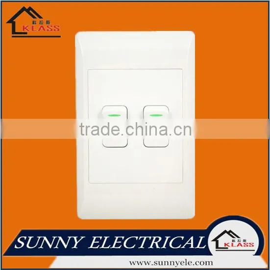 New Design South Africa Style 2 Gang Switch IEC SABS