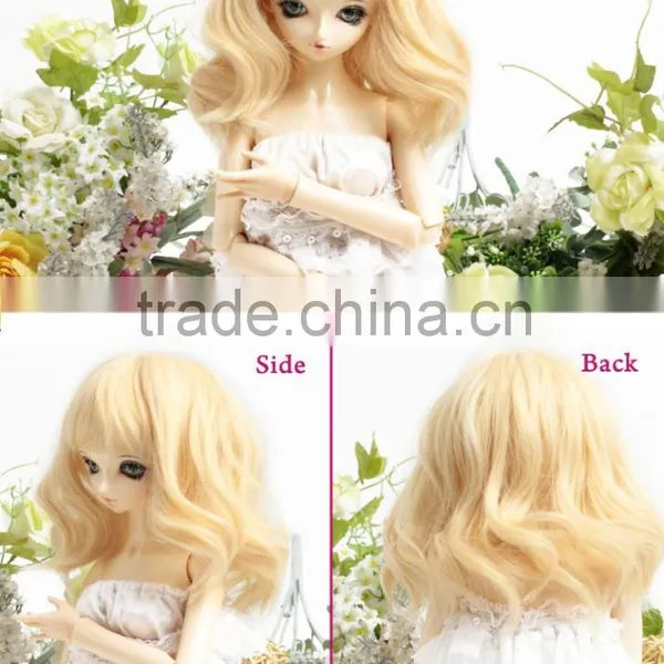 Cheap China Wholesale Body Wave Gold Synthetic Doll Wig 2015 photo-2