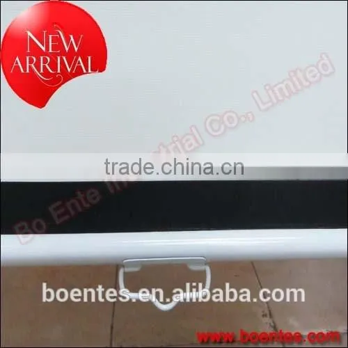 Matte White 84 Inch Wall Mount Type Manual Projection Screen/Projector Mounting Screen photo-4