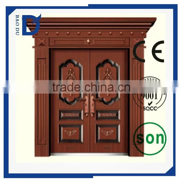 Front Door Design Steel Security Door Copper Doors photo-3