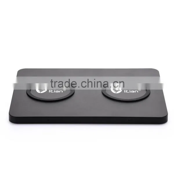 2015 New For Samsung Two-seater Wireless Charger Pad for Iphone Two-seater qi Wireless Charger photo-4