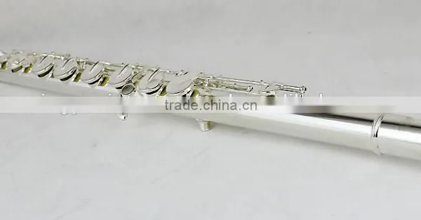 Bass Flute Silver Plated C Key Offset G Key photo-3