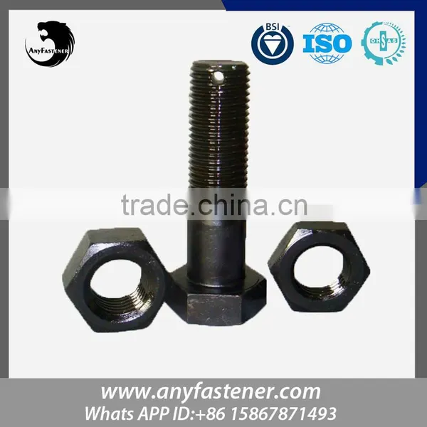 All Size and Grade Hex Bolt With Split Pin Hole on Shank