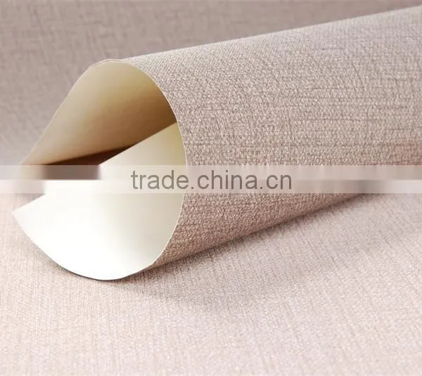Korea Solid Color Vinyl Wallpaper Waterproof Wallpapers for Bathrooms photo-5