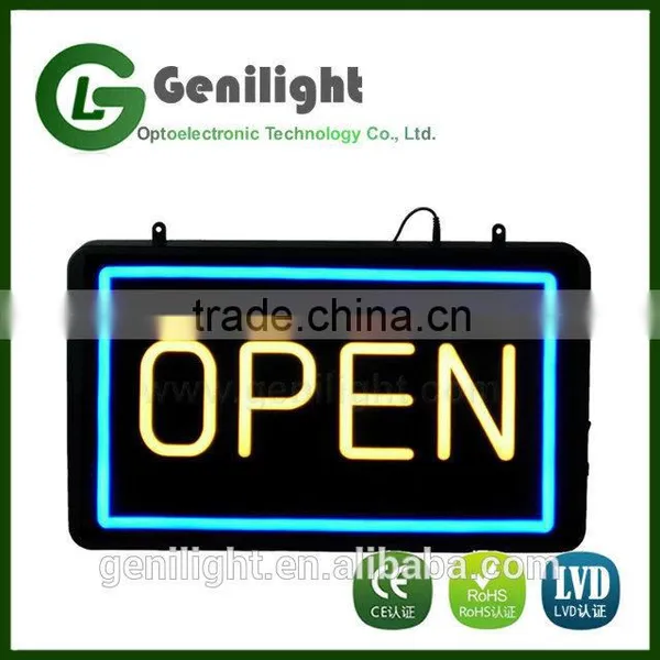 Custom Designed Lighted Open Signs Factory Price Outdoor Advertising Led Sign photo-2