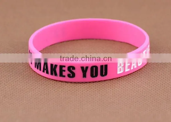 2016 Promotional Gift OEM Hot Selling Silicone Bracelets Custom Colorful Silicon Sport Wrist Band photo-4