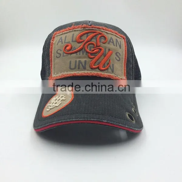 Hard Wash Fashion Canvas Trucker Hats for Sale photo-2