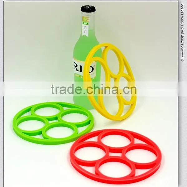Kitchen Hot Pot Heat-resistant Silicone Mat/silicone Trivet Pot Holder photo-4