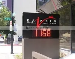 Led Wall Clock With Seconds,hours,minutes,temperature