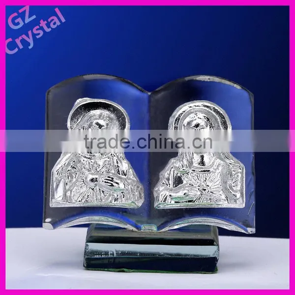 Crystal Craft Religious Glass Statue Artworks photo-3