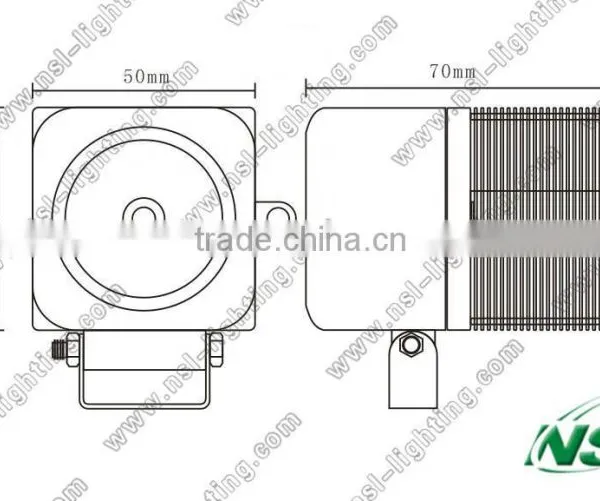 10-30V 10W CCree Led Offroad Work Light Fog Light Spot Beam Flood Beam 10w Led Working Light photo-3