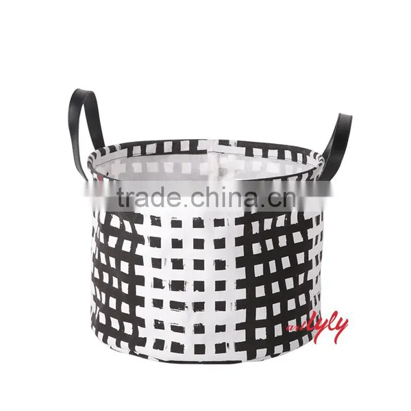 Fabric Basket Samll Decorative Bulk Sundries Storage Bag for Bedroom photo-5
