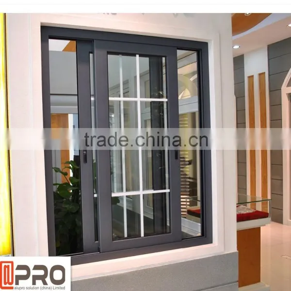 New Design Sliding Windows Tempered Glass Aluminum Window photo-2
