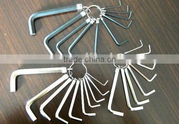 Hand Tool Set 10pcs Hex Key Set On Ring