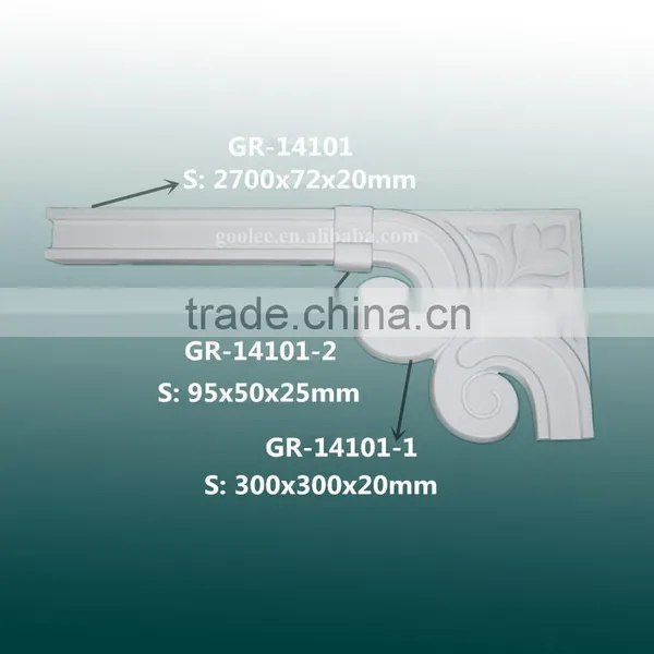 China Factory Interior Cornices Crown PU Molding Ideas photo-3