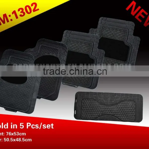 PVC Environmental Material Factory Outlet Car Mat With Carpet photo-2