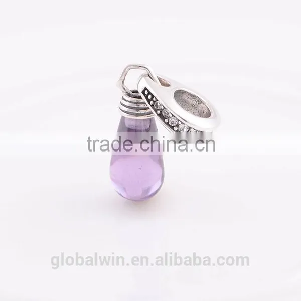 Fashion Unisex Jewelry 925 Sterling Silver European Crystal Charm Style Pendant Fit Brand Bracelet photo-4