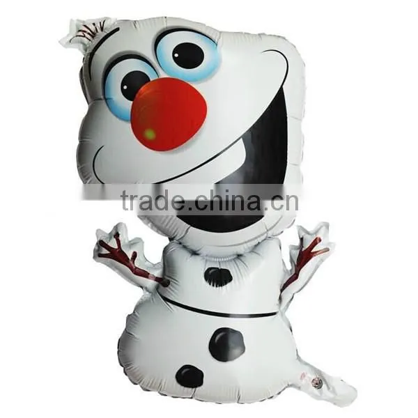 2015 Promotion Cartoon Animals Helium Balloon,16 Inches Printed Balloon, Christmas Day Snowball Frozen Balloon photo-4