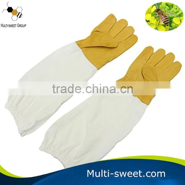 New Beekeeping Gloves Beekeepers Protective Goatskin Bee Keeping Leather Gloves photo-5