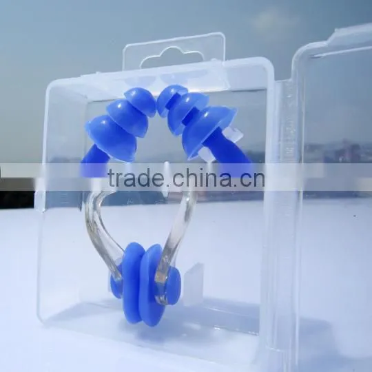 Dive Earplugs+Nose Clip+Goggles Glass Set Swimming Pool Equipment photo-2
