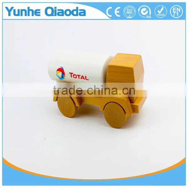 Wood Toys Oil Tank Toy for Kids,Education City Games Wooden Car Model Toy photo-3