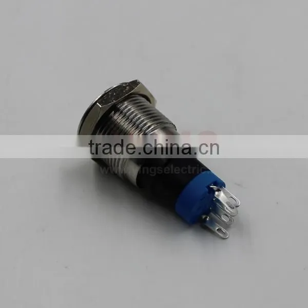 LA16JSF-11E-IP67-S B 12V Medical Treatment Elevator Equipment Micro Switch Waterproof Metal Push Button photo-2