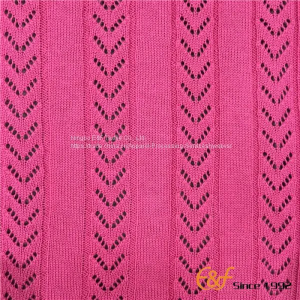 Regular Pointelle Pattern Cardigan Sweater for Girl photo-5