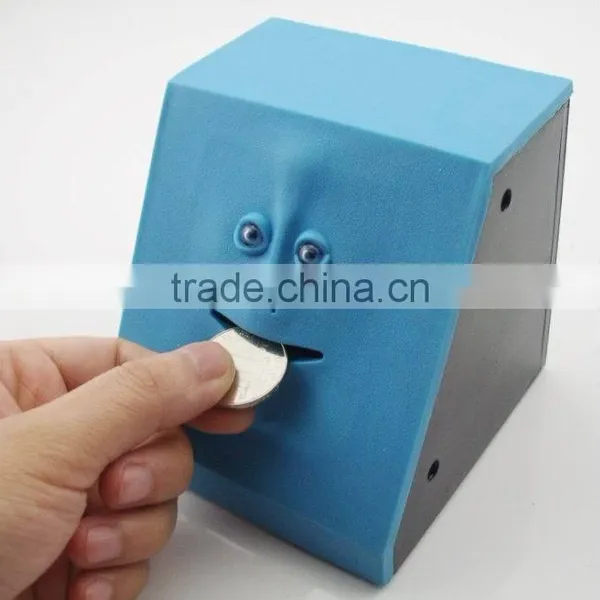 Creative Human Face Shape Saving Pot, Stealing Saving Money Box/Plastic Coin Bank photo-3