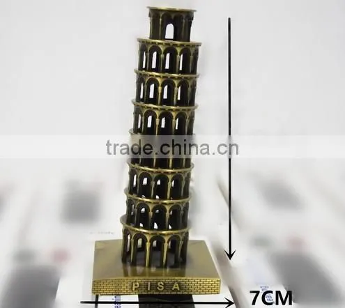 Zinc Alloy Souvenir Leaning Tower of Pisa photo-2