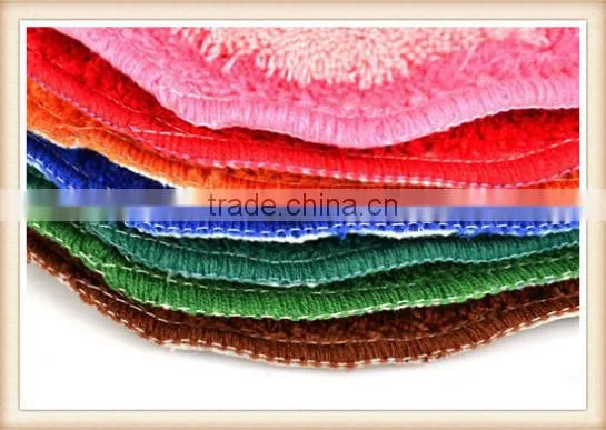 Bathroom Door Carpet Shaggy Soft Area Rug Bedroom Oval Floor Mat 59*39 photo-2