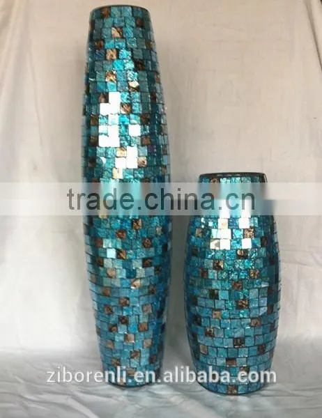 Elegant Style Tall Glass Vase Christmas Centerpieces photo-2