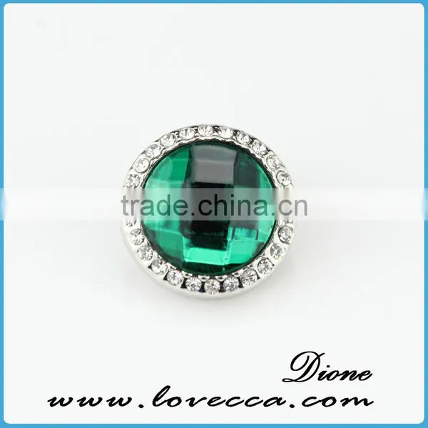 18mm Crystal Snap Button Charm photo-5