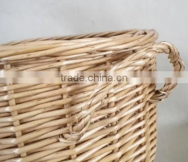 Natural Oval Handmade Storage Wicker Box With Lid photo-3