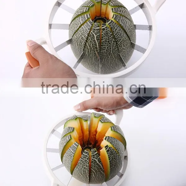 2015 Newest Fruit & Vegetable Tools 12 Slices Stainless Steel Watermelon Slicer Melon Slicers photo-2