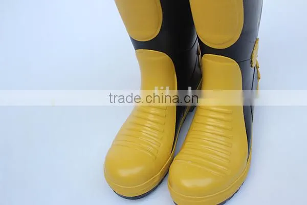 Fireman Safety Boots Waterproof Rubber Fire Retardant Shoes Protected photo-4