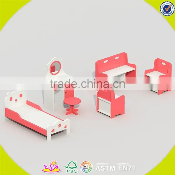 Wholesale Reliable Quality Indoor Wooden Kids Bedroom Furniture Toy, Preschool Wooden Role Play Furniture Toy W08H075 photo-2