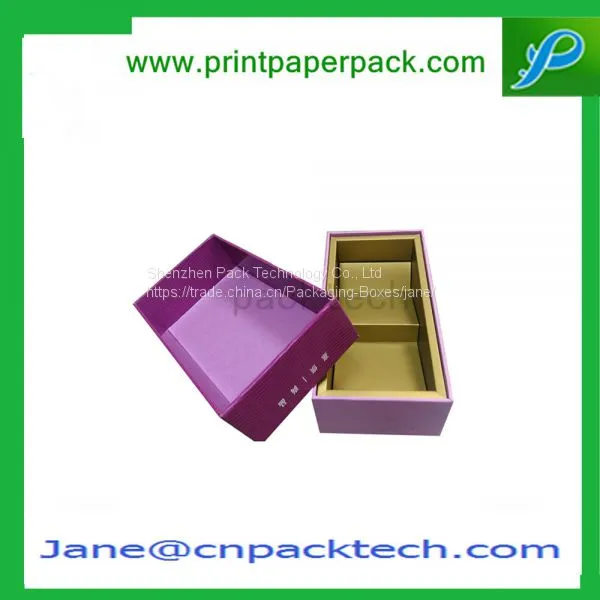 Custom Luxury Rigid Papet Gift Boxes Packaging Box Top and Bottom Box