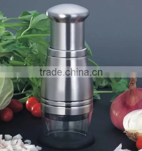 Stainless Steel Kitchen Pressing Onion Garlic Cutter Chopper photo-5
