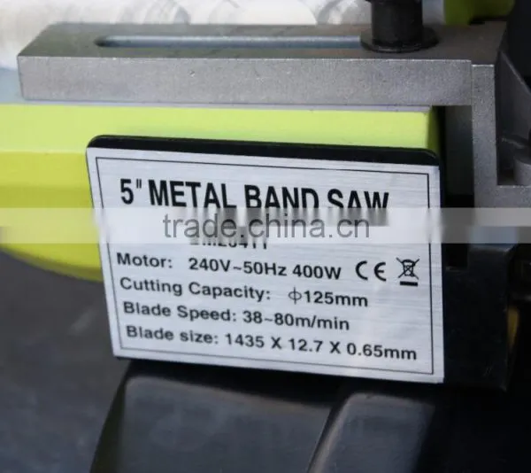 5" Variable Speed Small Metal Band Sawing Machine BM20411 photo-4