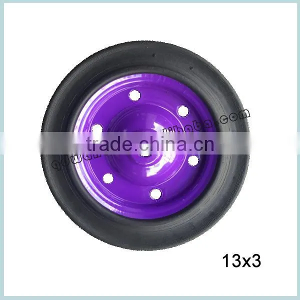 Made in China Small Wheelbarrow Wheels With Tires photo-4